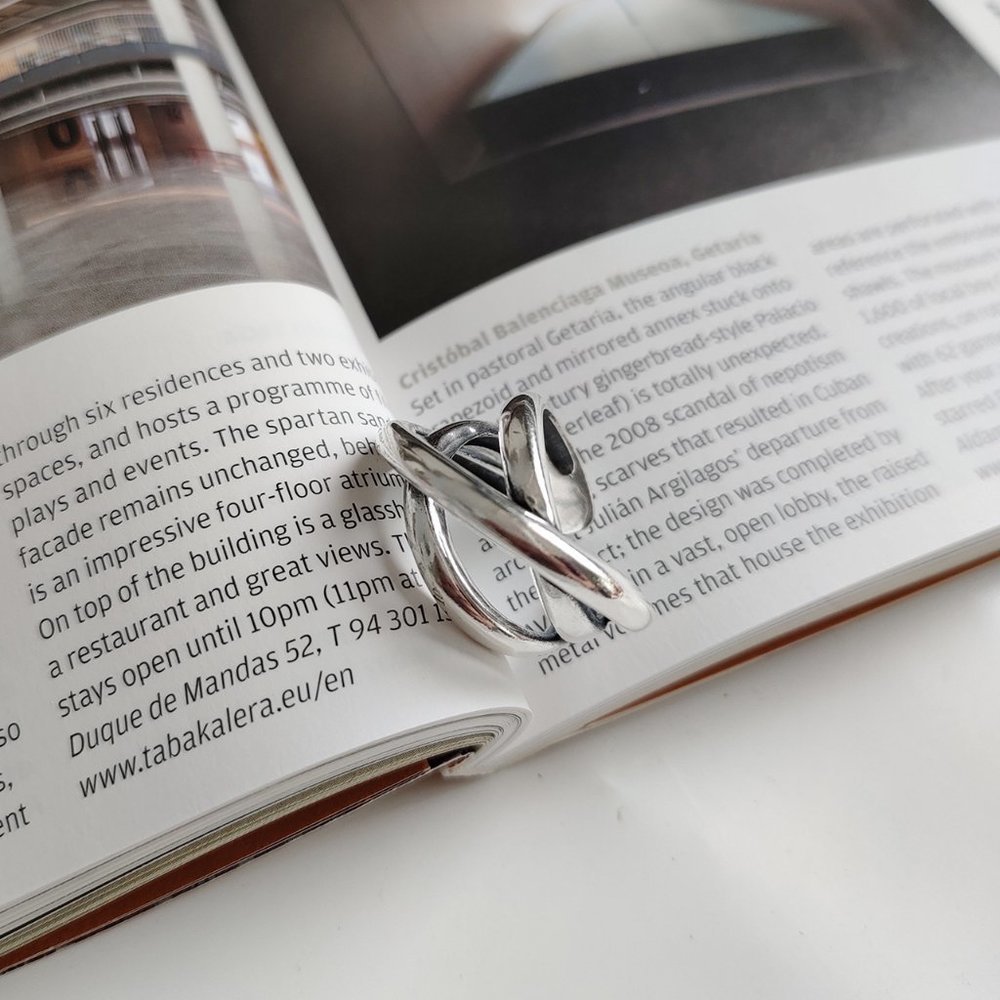 *NEW 925 Sterling Silver Cross Adjustable Ring 3 - Picture 10 of 11